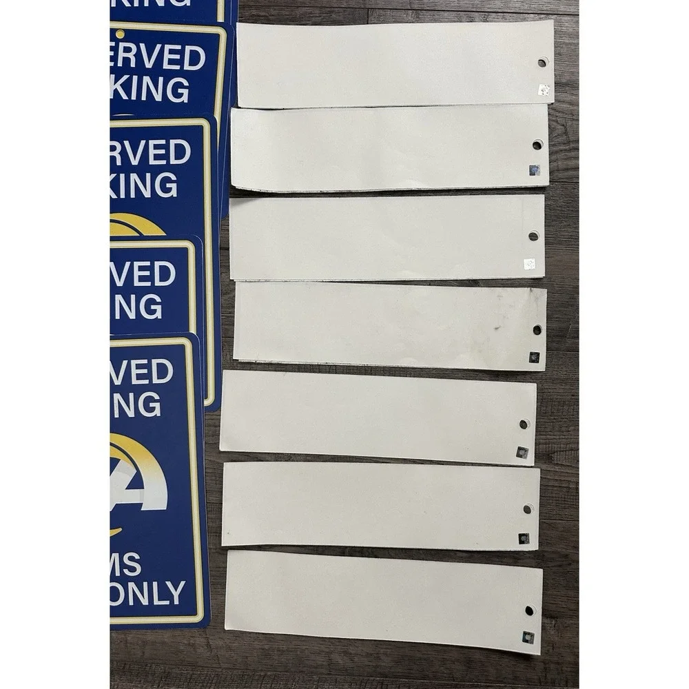Los Angeles LA Rams Reserved Parking Sign NFL Man Cave Garage Decor Bundle Lot‎